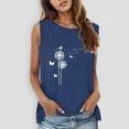 thumbnail image 2 of Eashery Womens T Shirts Loose Tank Tops Comfy Womens Tank Tops Summer Navy M, 2 of 5