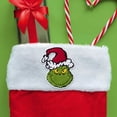 thumbnail image 6 of Dr. Seuss The Grinch Embroidered Iron-on Patch by Simplicity, Christmas, Green, 2.33" x 2.85", 6 of 6