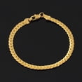 thumbnail image 4 of Fiudx Pulsera de Oro, Pulsera Unisex de Cadena Punk, Brazalete de Aleación Ajustable, Hip Hop, Accesorio de Moda para Uso Diario, para Hombres y Mujeres, 20 Cm de Largo., 4 of 7