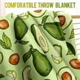 thumbnail image 3 of Yibo Avocado Blanket Flannel Soft and Comfortable Anti-static Bed Sofa Blanket, 3 of 5