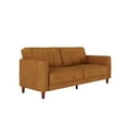 thumbnail image 4 of DHP Pin Tufted Transitional Futon, Rust Velvet, 4 of 9