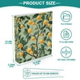 thumbnail image 3 of FORMRS 3 Ring Binder 1.5 inch with Pockets Set of 2 Clip Board 200 Sheets Capacity, Orange Tree, 3 of 8