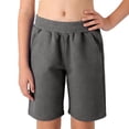 thumbnail image 3 of XXWXYD Kids Cotton Athleti𝖼 Shorts Pull On Elastic High Waist Workout Soft Running Clothes Breathable Quick-Dry Sportswear Gym Activewear Play for 3-16 Years, 3 of 9