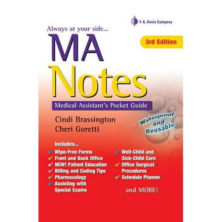 - Ma Notes : Medical Assistant's Pocket Guide