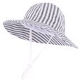 thumbnail image 3 of Jamicy Sun Hat for Boys Girls Wide Brim UPF 50+ Adjustable Strap Baby Cute Sun Hat with Sun Protection Sunshade Hat, 3 of 9