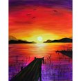 thumbnail image 1 of Pintura de diamantes (DE1745) DIY Square Sundowners Picture Mosaico de pared de diamantes de imitación 45x60cm Hugtrwg Para estrenar, 1 of 1