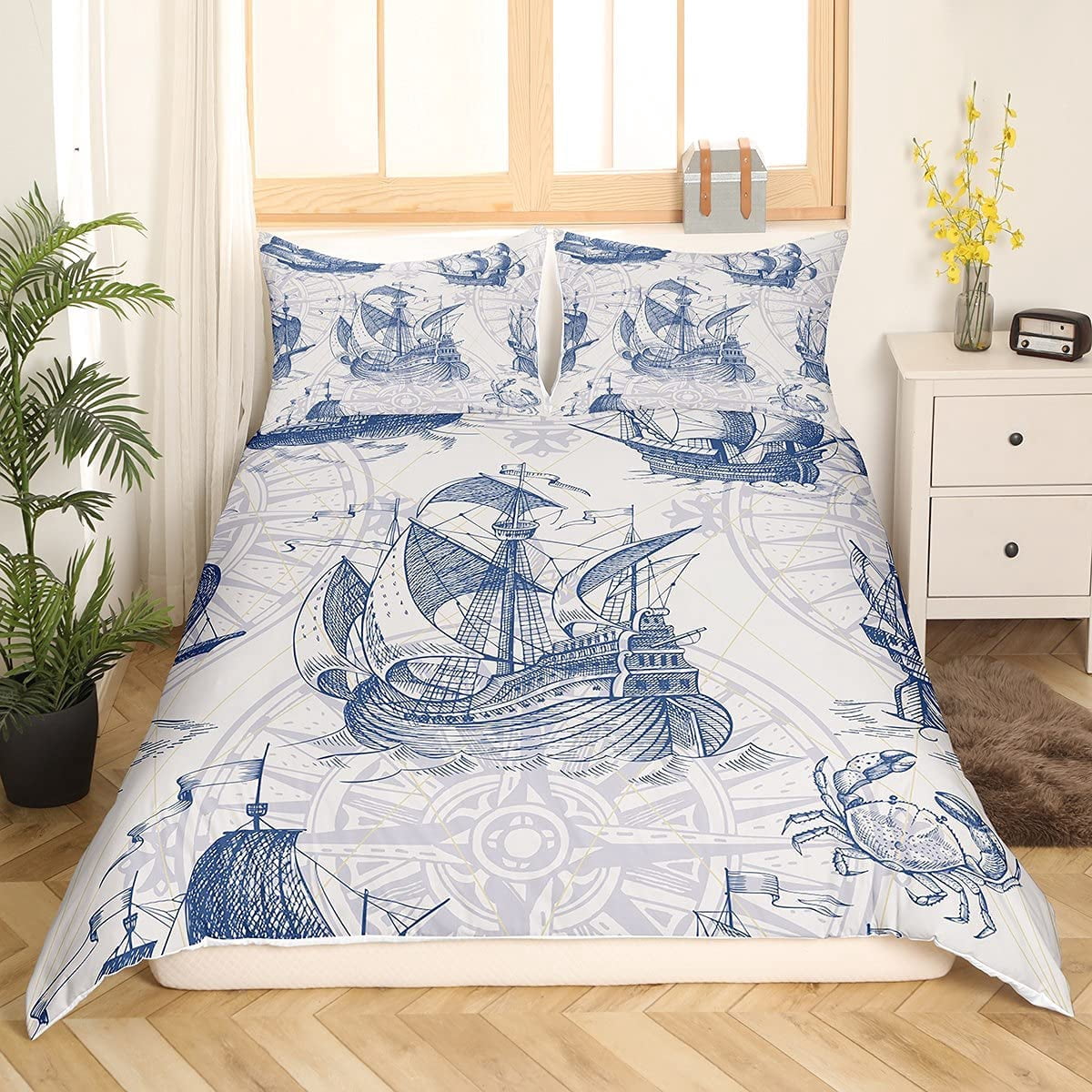 WEIS Nautical Decor Duvet Cover Set 