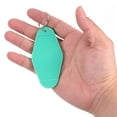 thumbnail image 4 of Uxcell Vintage Motel Keychain Blank Hotel Keychain Rhombus Retro Key Tags Mint, 4 of 7