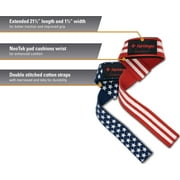 Harbinger Padded Cotton Lifting Straps Unisex Flag 21.5