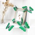 thumbnail image 5 of Uxcell 3D Removable Butterfly Wall Stickers Art Decals PVC Green 24 Pcs, 5 of 7