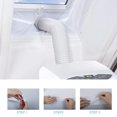 thumbnail image 5 of Empuje Hacia Afuera El Sello De La Ventana Para Acondicionadores De Aire Móviles Airlock Sliding Window Seal Cloth White Kearding HA028388-02, 5 of 5