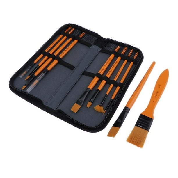 10 Cepillos para Pintura Brochas Profesionales, de Pinceles para