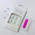 thumbnail image 3 of Uñas postizas holográficas FJSMTOPL para presionar en las uñas de los pies, 24 unidades, 3 of 7