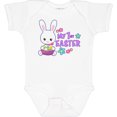 thumbnail image 3 of Inktastic My 1st Easter with Bunny and Easter Basket Girls Baby Bodysuit, 3 of 5