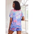 thumbnail image 5 of Ekouaer 2 Pack Womens Pajama Sets Short Sleeve Top with Shorts Soft Comfy Loungewear Sleepwear, 5 of 5