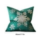 thumbnail image 3 of Decoraciones navideñas, adornos navideños, funda de cojín con copos de nieve navideños, funda de cojín con cierre de cremallera invisible, una funda de almohada, sin relleno, funda de almohada de poli, 3 of 6
