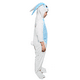 thumbnail image 2 of Disfraz de Primavera Conejo Blanco con Azul Unitardo Deluxe Infantil Niños Talla 1 a 3 años, 2 of 7