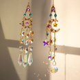 thumbnail image 3 of 2 uds atrapasoles colgantes con cristales, prismas de carámbano de cristal, atrapasoles de diamantes de imitación, fabricante de arcoíris, colgante para ventana interior, decoración para el hogar, 3 of 5
