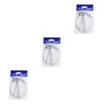 thumbnail image 3 of ZheElen Fishing Rigs Wire Leader Stainless Steel Rope Line Swivel String Hooks silver 80cm 3Set, 3 of 6