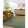 thumbnail image 4 of Hauteloom Arnona Wool Living Room, Bedroom Area Rug - Contemporary - Green - 5' x 7'6", 4 of 8