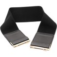 thumbnail image 4 of czcpp-Beltox Womens 3" Wide Belt Elastic Stretch Cinch Waistband Lady Cummerband, 4 of 4