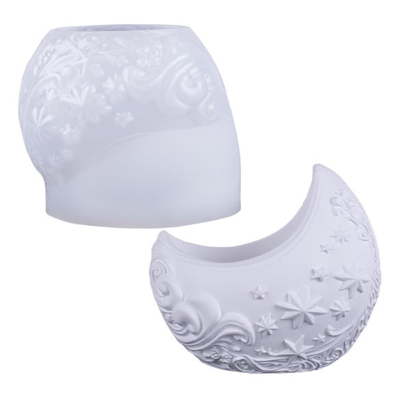 Injueey Maceta decorativa multifuncional para velas, resistente a la temperatura, de gel de sílice, segura e inodora, ideal para cajas y otros Artesanía