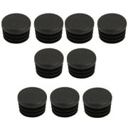 9 Pcs Chair Table Leg Plastic Cap Round Tube Insert Fit 22mm Pipe Outer Dia