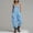 *Light Blue, variant on ClodeEU Women's Adjustable Straps Sleeveless Cargo Jumpsuit with Pockets ,Casual Baggy Athletic Romper Army Green,Women's Plus L