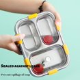 thumbnail image 5 of 2024 Lunch Box with Cutlery Adult Lunch Box 3 Compartment Lunch Box Adult Lunch Box Insulated Lunch Box Stainless Steel Lunch Box, 5 of 5