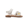 thumbnail image 3 of bebe Toddler Girl's Sandals – Fashion Flat Sandals, Cute Summer Shoes for Little Girls with Flower and Braided Strap, 3 of 11