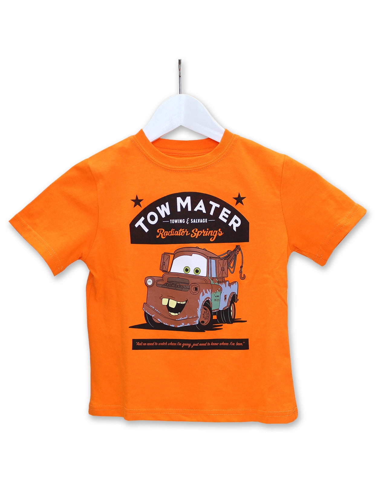 Disney Cars Tow Mater Toddler Boys Short Sleeve T Shirt Tee CAH005ALYT