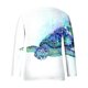 thumbnail image 5 of Ichuanyi liquidación de la moda femenina impresa camiseta personalizada de cuello en V de manga larga ICHUANYI WER202308242142, 5 of 5