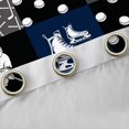 thumbnail image 4 of Homewish Hockey Stick Blackout Curtains Set of 2 (52x84 Each),Ice Hockey Lover Window Curtains,White Deepblue Curtains and Drapes For Boys Kids,Super Cozy Room Decor, 4 of 6