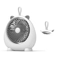 thumbnail image 3 of Ventilador de escritorio con orejas de gato para estudiantes, ventilador de mesa portátil silencioso de gran volumen de aire ajustable de dos niveles para exteriores, 3 of 5