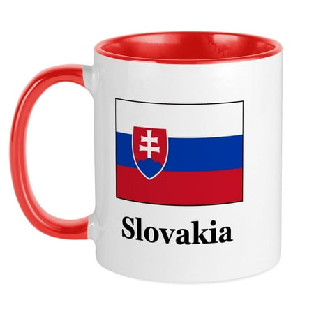 

CafePress - Slovakian Heritage Slovakia Mug - Ceramic Coffee Tea Novelty Mug Cup 11 oz
