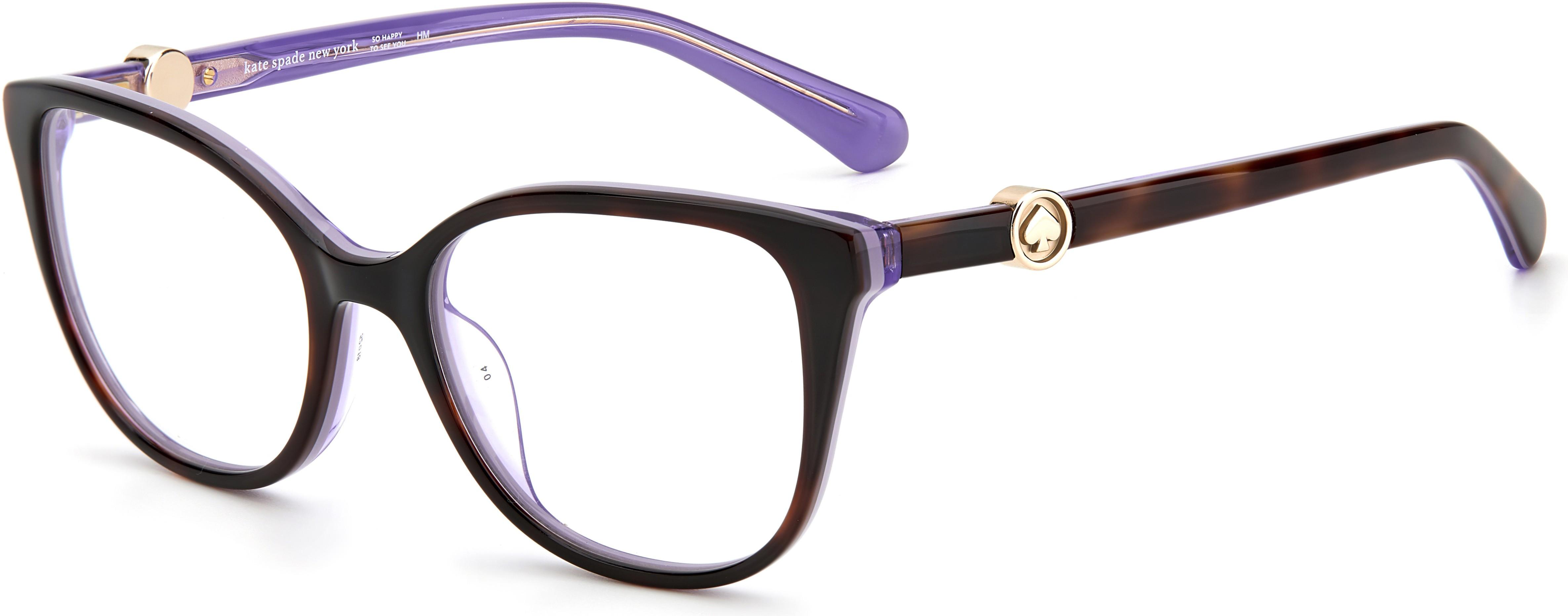 NWT Kate Spade CAROLAN-0807 00 Eyeglasses Kate Spade KS Carolan Eyeglasses 0807 Black - Walmart.com main image 4