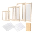 thumbnail image 3 of Blinkol DIY Wooden Frame Paper Making Screen Kit Complete with Mesh Grid for Craft Paper, 3 of 7