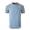 Blue / Green, variant on ZIMEGO Mens Short Sleeve Ringer Tee - Color Block Raglan Casual T-Shirt