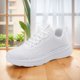 thumbnail image 3 of Zapatillas de deporte con aumento de altura cómodas informales punta ancha para hombres y mujeres, 3 of 9
