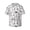 Cute Cat, variant on Plant Print Men's Wrinkle Free Untucked Cuban Shirt Business Casual Button Down Shirts Short Sleeve Shirt