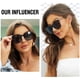 thumbnail image 2 of Gafas de sol DUCO Retro Round W016 para mujer polarizadas UV400, 2 of 5