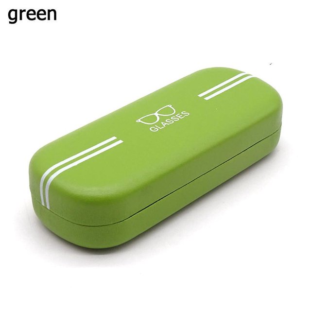 Estuche portátil para anteojos, resistente al agua, protector de anteojos, caja para anteojos, almacenamiento de cuero duro de Pu