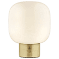 thumbnail image 3 of Bouclair White Glass and Metal Table Lamp, 3 of 4