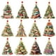 thumbnail image 2 of Placas Navideñas De Madera 12 adornos navideños colgantes de madera de colores para colgar en el árbol, ideales para fiestas navideñas【A】 Rkxzt, 2 of 8