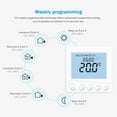 thumbnail image 2 of Labymos WIFI Smart Electric Heating 16A Thermostat 3.2Inch LCD Display Intelligent Thermostat with Application &, 2 of 8