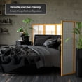 thumbnail image 3 of 4 ft. Tall Japanese Style Eudes Lattice Folding Screen - Honey - 4 Panels, 3 of 6