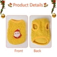 thumbnail image 4 of Ropa navideña de forro polar para perros y gatos de FladoRepet, paquete de 3 unidades, XXS, 4 of 7