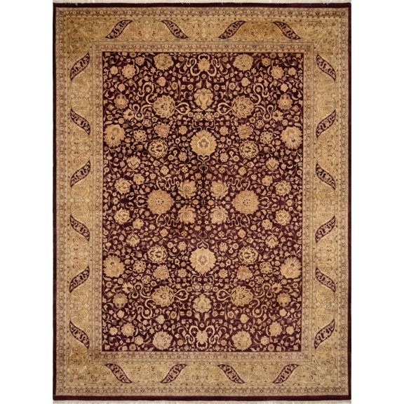 Versailles Anis Eggplant/Gold Rug, 9'2" x 12'0"