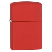 Zippo Classic Red Matte with Zippo Logo Pocket Lighter