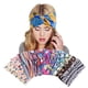 thumbnail image 2 of Qarigey Diadema de ganchillo Estampado floral Geométrico Flexible Banda para el sudor Accesorios para el peinado del cabello Geométrico rosa Type3 NO3, 2 of 6